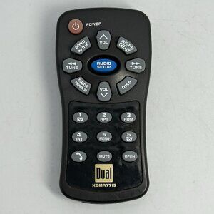 DUAL XDMA7715 Remote Control for Vehicle In-Dash CD Player Receiver Stereo